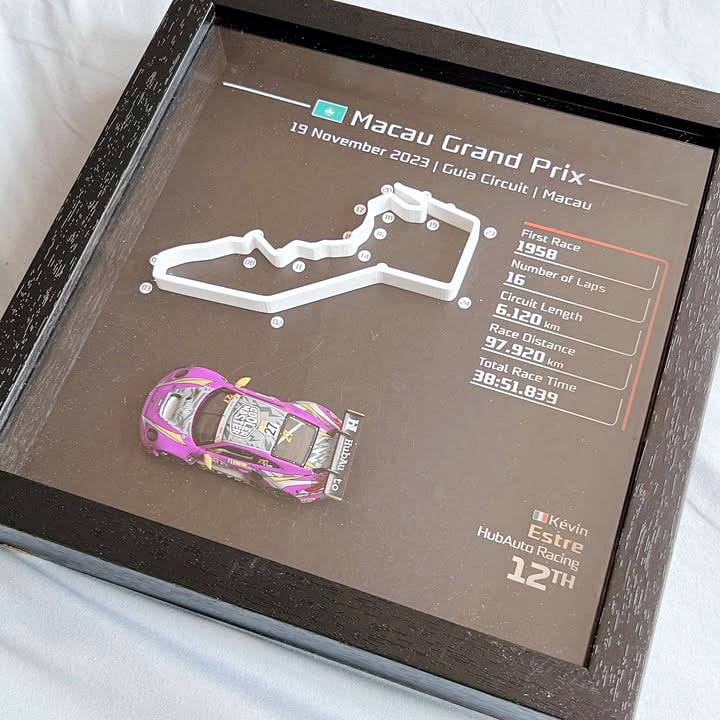 487073695 1378654213273376 8548328294956924457 n | MRO Studio - Racetrack F1 3D Frame | F1 Gift | F1 Decor