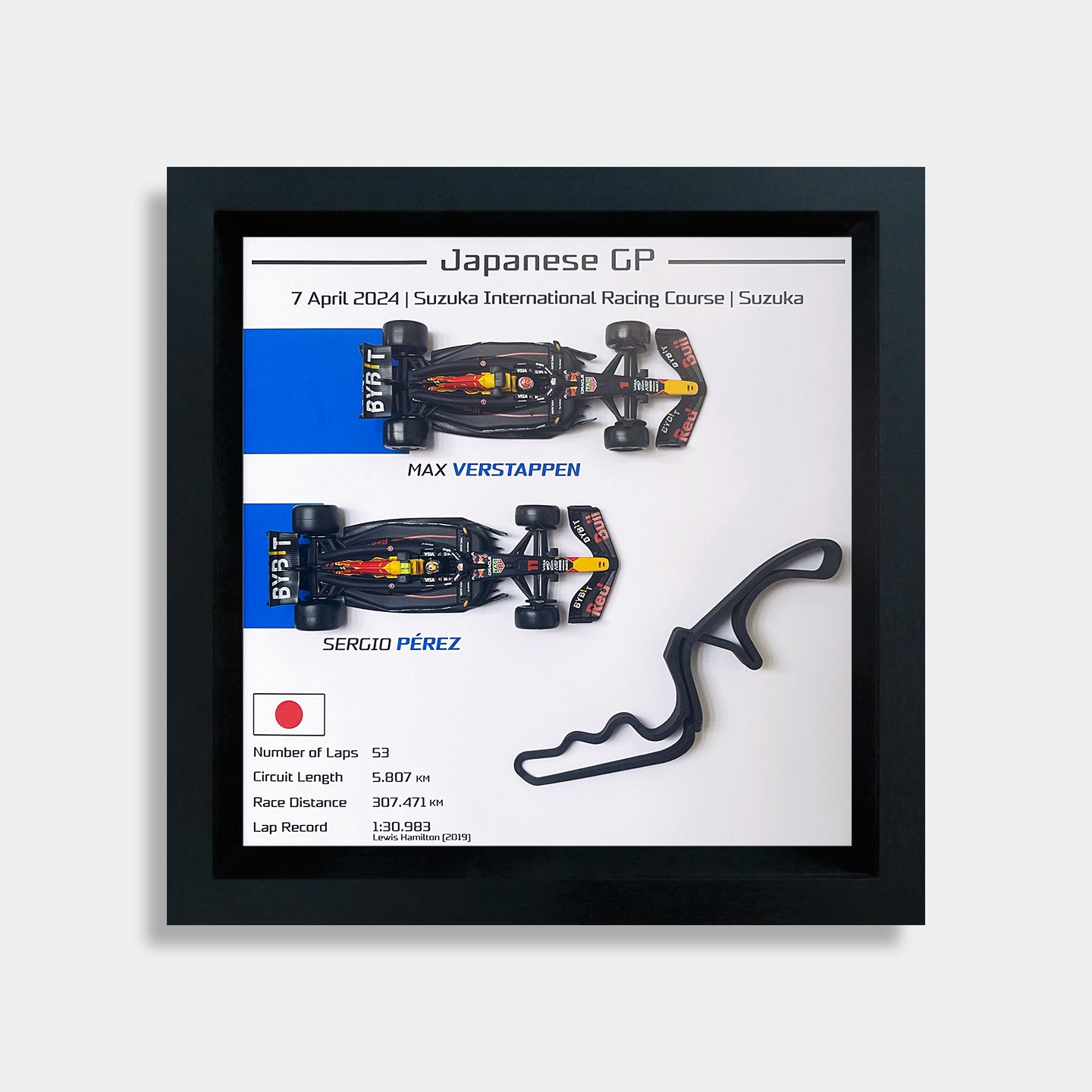 F1 2024 Japanese GP 3D Track Frame - DUO