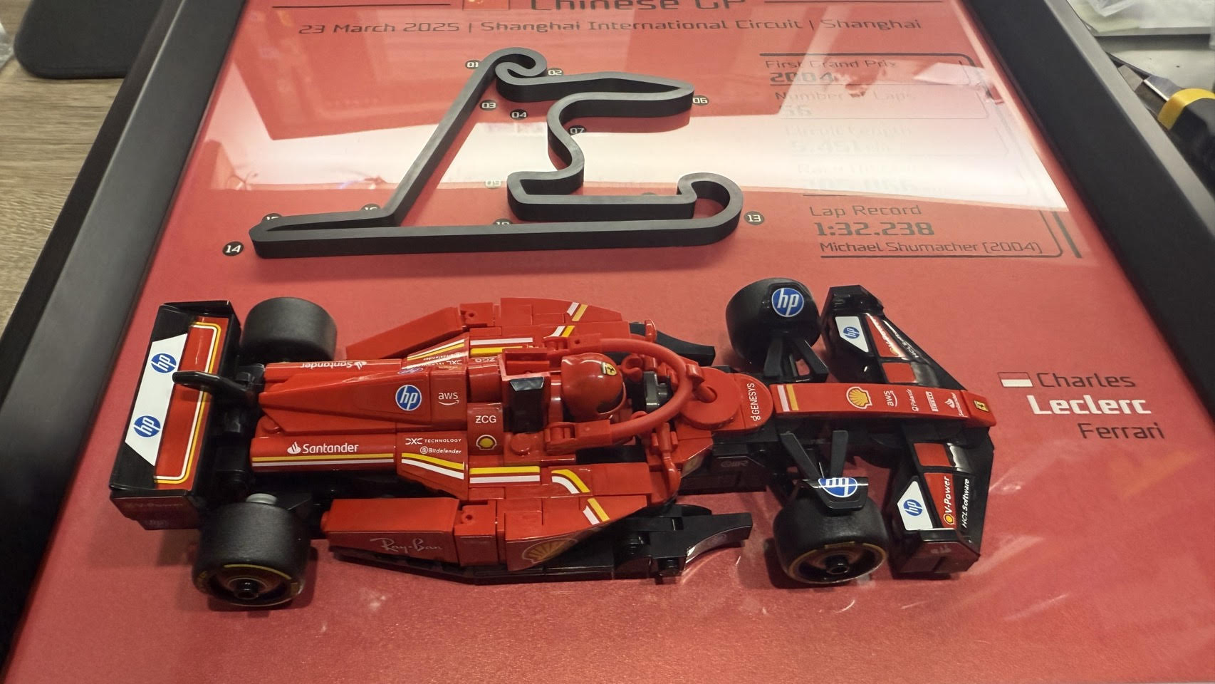 F1 MRO frame | MRO Studio - Racetrack F1 3D Frame | F1 Gift | F1 Decor