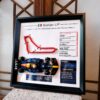Customize F1 Team Radio 3D Track Display Frame for LEGO – TR 2025 Italian GP - Max Verstappen