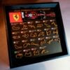 Quadro 3D personalizzabile con i circuiti del calendario F1