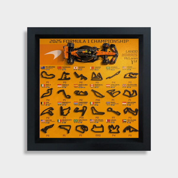 F1 Calendar Track Frame - McLaren Lando Norris 2025