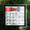 F1 Calendar Track Frame - Ferrari Charles Leclerc 2025