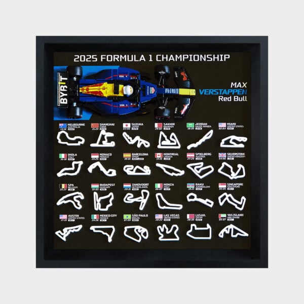 Customize F1 Calendar 3D Track Display Frame for LEGO